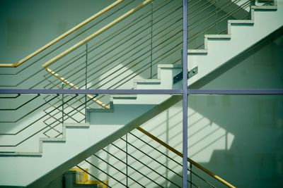 Low angle view of staircase in building