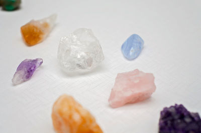 Close-up of ice cream on table