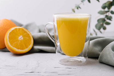 Close-up of drink on table