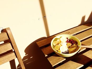 Close up of food on table