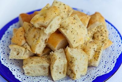 Close-up of food in plate