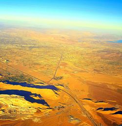 Aerial view of landscape