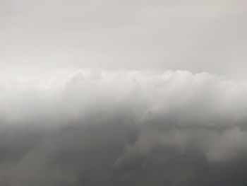 Low angle view of clouds in sky