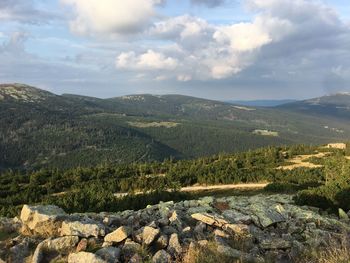 Scenic view of landscape against sky