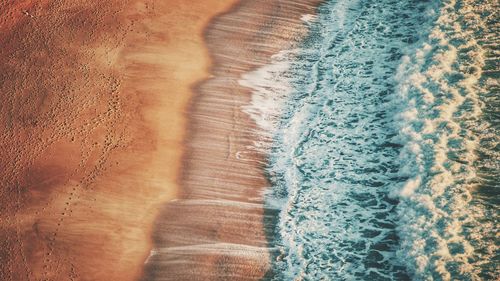 Full frame shot of sand at beach