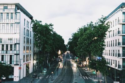 Buildings in city