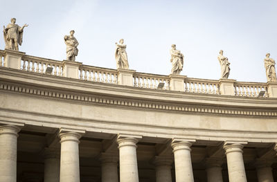 Low angle view of historical building