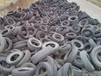 Heap of old tires