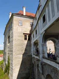 Low angle view of building against sky