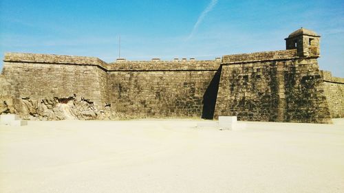 View of castle against clear sky