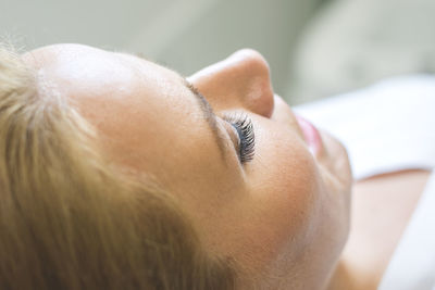 Close-up portrait of a woman