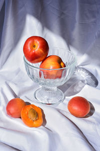 Close-up of orange fruits on table