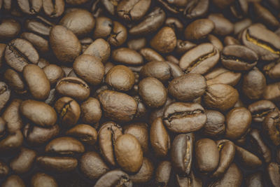 Full frame shot of coffee beans