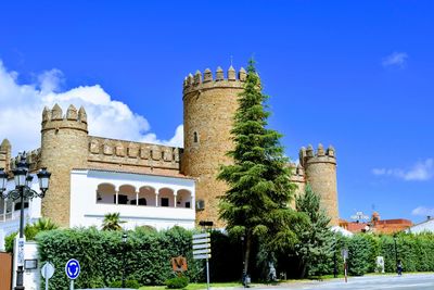 Historic building against blue sky