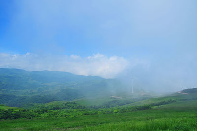 Scenic view of landscape against sky