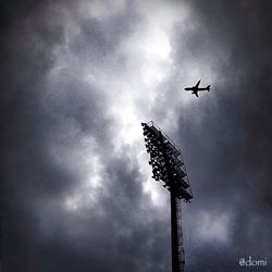 Low angle view of cloudy sky