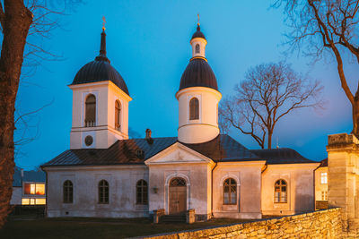 Low angle view of church