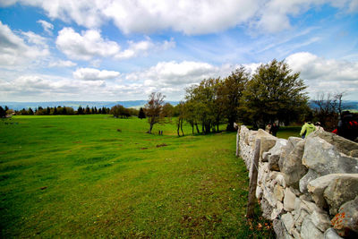 Scenic view of landscape against sky
