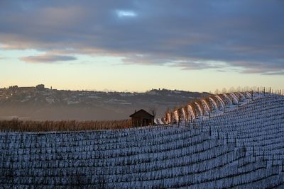 Panoramic view of landscape against sky