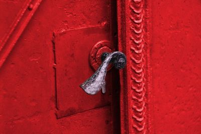 Close-up of closed door