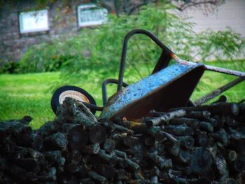 Close-up of rusty metal