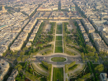 High angle view of cityscape