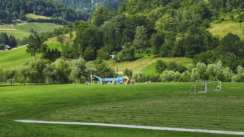 Scenic view of golf course