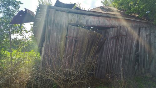 Old house in the field