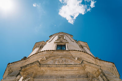 Low angle view of a temple