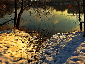 Snow covered landscape