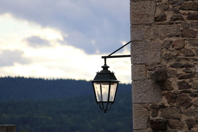 Lamp post against sky