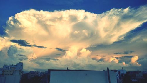 Panoramic view of city against sky