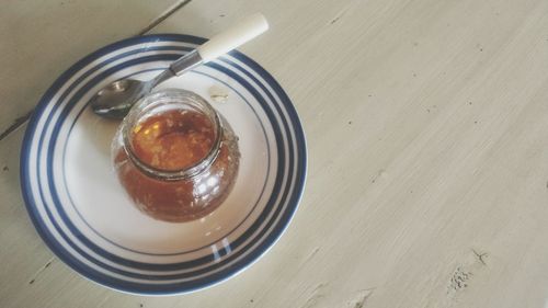 Close-up of drink on table