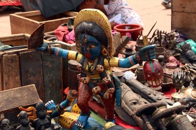 Full frame shot of market stall