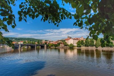 River with buildings in background