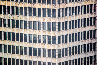 Full frame shot of weathered building