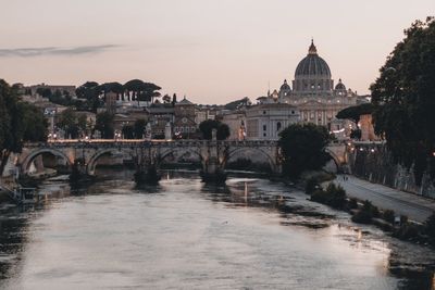 Saint peter dome from ponte umberto i