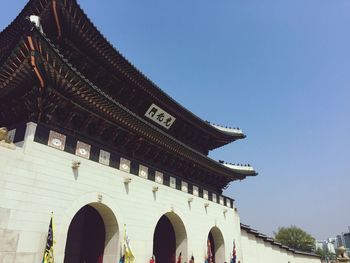 Low angle view of old building