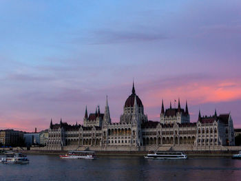 View of buildings at waterfront