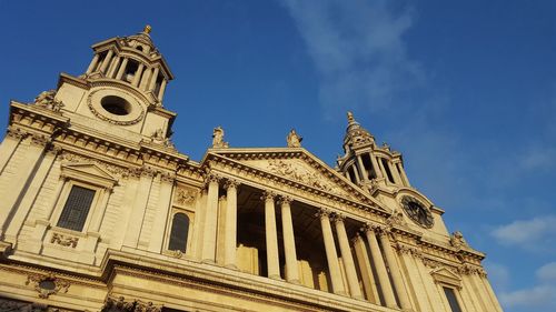 Low angle view of cathedral against sky