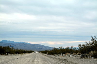 Big pine road in the south of the death valley national park