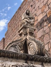 Low angle view of statue