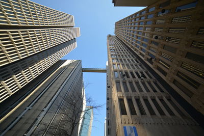 Low angle view of modern building