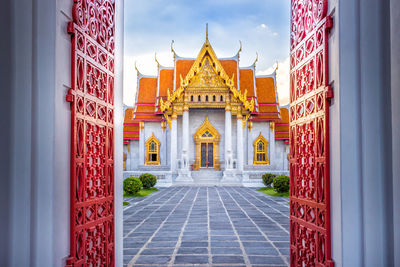 View of a temple