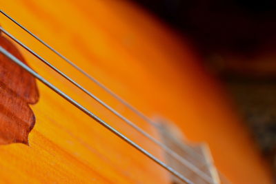 Close-up view of orange wall