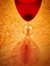 Close-up of wineglass