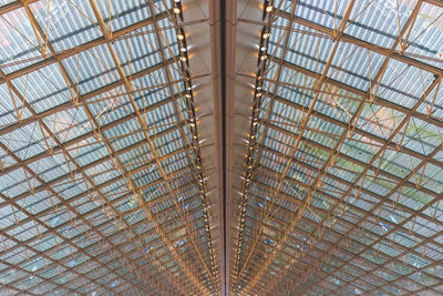 Low angle view of ceiling