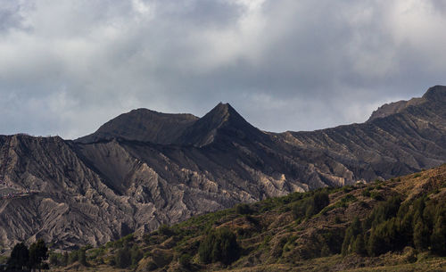 The other side of mount bromo, east java, indonesia