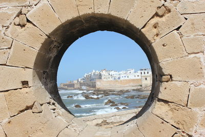 Close-up of window against clear sky