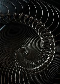 Full frame shot of spiral staircase